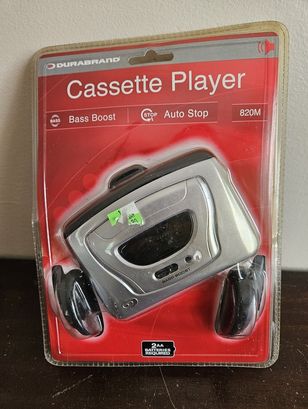 Durabrand Cassette Player Bass Boost Auto Stop Model 820M In Sealed Package-New